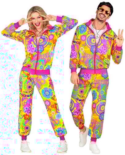 Fout Trainingspak Hippie Neon Groovy Love