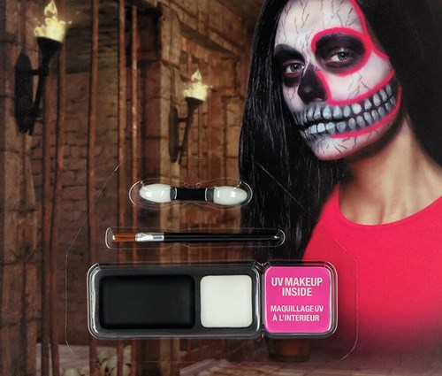 Make-Up Set Neon Skull Day of the Dead