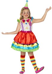 Clownsjurkje Luxe voor meisjes