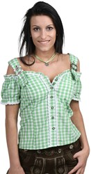 Tiroler Blouse Anne Luxe Groen