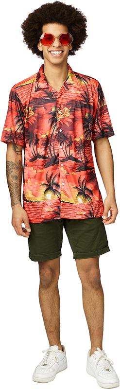 Hawaii Blouse Rood (2)