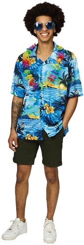 Hawaii Blouse Blauw 