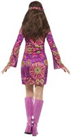 Hippie Jurkje Woodstock voor dames (achterkant)
