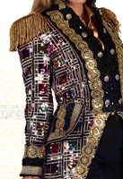 Carnavalsjas Dames Sequin Mirror (detail 1)