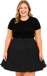 Zwarte Petticoat Showgirl Luxe Plus Size