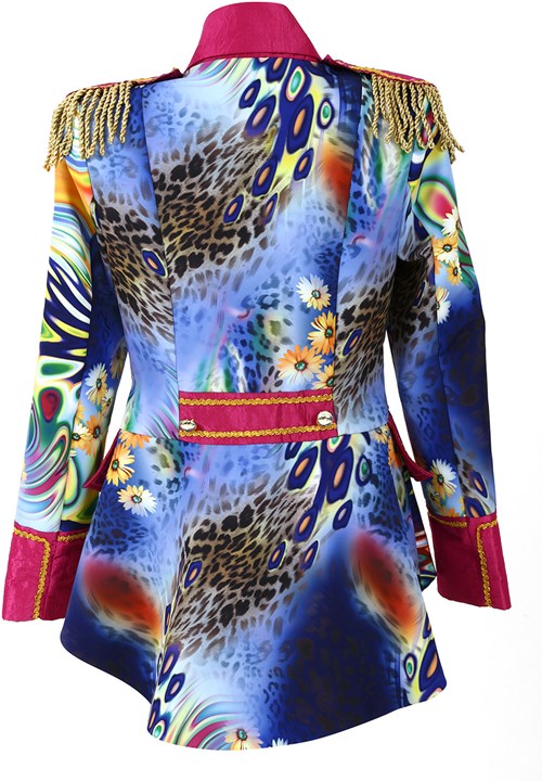 Dames Blazer Fantasy Flower Luxe (achterkant)