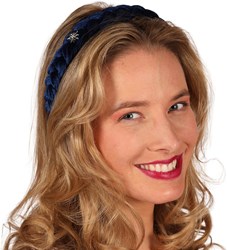 Trachten Haarband Alpentraum Blauw
