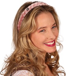 Trachten Haarband Alpentraum Roze