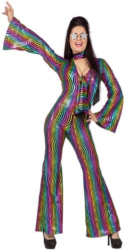 Disco Jumpsuit Rainbow