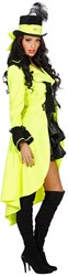 Damesjas Neon Geel Paisley Luxe 