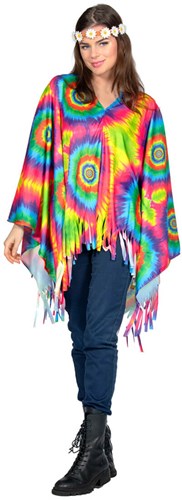 Poncho Hippie Tie-Dye