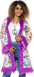 Damesjas Groovy Hippie Purple Dames