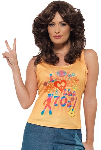 Dames Topje I Love the 70's