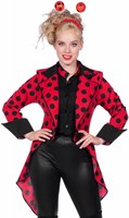 HIQE-FL Lieveheersbeestje kostuum voor volwassenen, lieveheersbeestje kostuumset, wordt geleverd met bril, ladybug kostuum accessoires, voor carnaval, themafeest