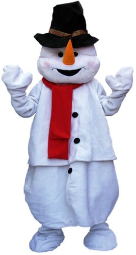 Mascotte Sneeuwman Luxe