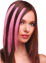 Hair Extension Pink 50cm - 3st