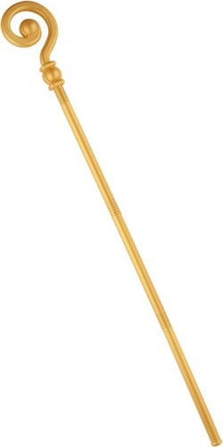 Staf Sinterklaas 4 delig (plastic)
