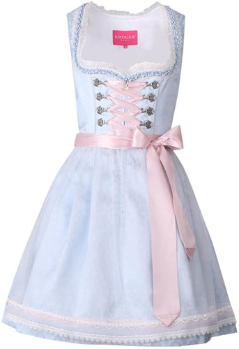 Dirndl Mariposa Licht Blauw (60cm) - 2dlg.