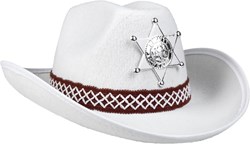 Kinder Cowboyhoed Sheriff Wit
