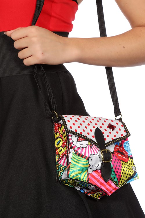 Tasje Popart met gesp voor dames
