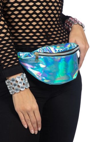 Heuptasje Metallic Turquoise