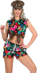 Festival Outfit Dames Duo Set Jungle Animal