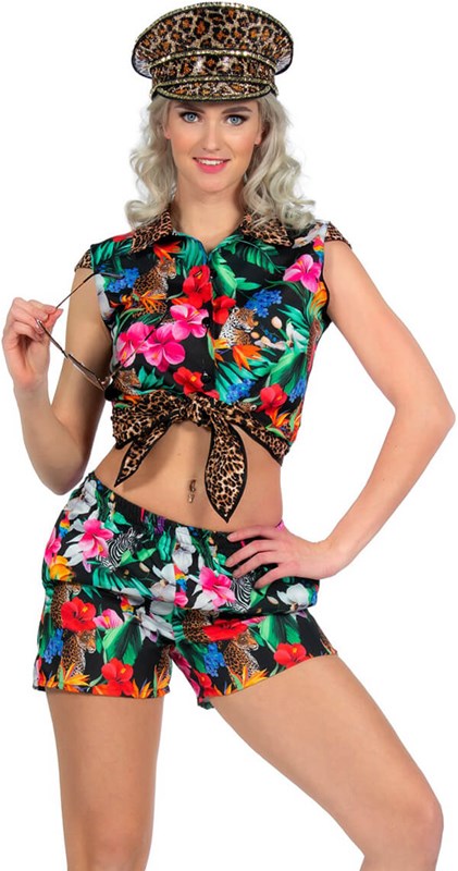 Festival Outfit Dames Duo Set Jungle Animal