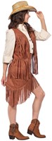 Cowgirl Outfit - Rok & Vest (zijkant)