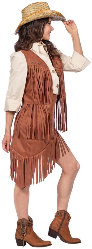 Cowgirl Outfit - Rok & Vest (zijkant)