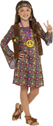 Hippie Jurkje Peace Flowers voor meisjes