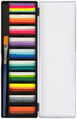 Hobby Watercolor Splitcake Palette Basic Lines