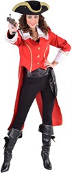 Admiraalsjas Rood voor dames