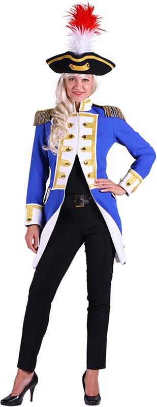 Jas Gardeofficier Blauw-Wit voor dames