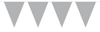 Vlaggenlijn Metallic 10mtr Zilver