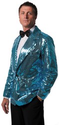 Pailletten Colbert Turquoise Luxe
