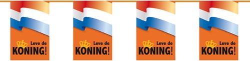Vlaggenlijn Leve de Koning 6m
