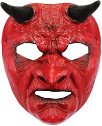 Evil Devil Masker Latex (Gezichtsmasker)  