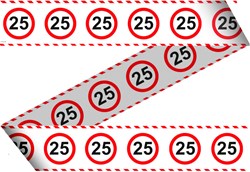 Markeerlint 25 Jaar Verkeersbord