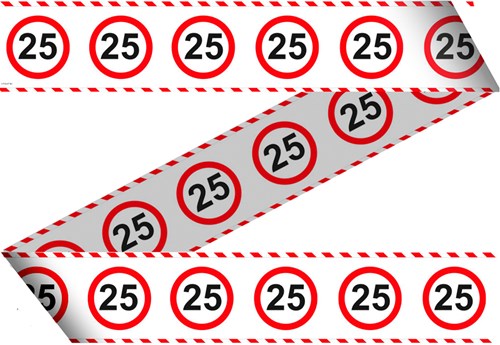 Markeerlint 25 Jaar Verkeersbord