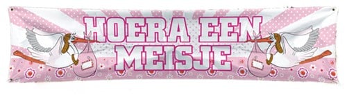 Banner Meisje 40X180CM