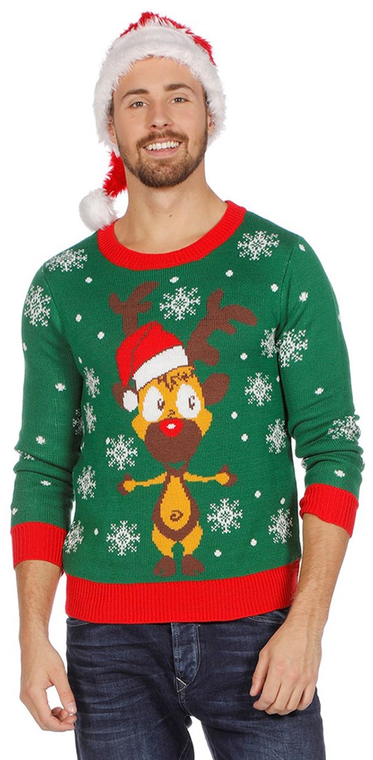 Groene Kersttrui met Rudolf Kopen?