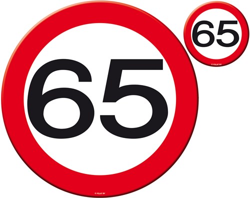 Placemats + Onderzetters 65 jaar