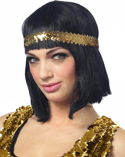 Pailletten hoofdbandje Goud (voorbeeld)