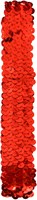 Pailletten hoofdbandje Rood