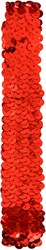 Pailletten hoofdbandje Rood