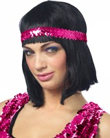 Pailetten Hoofdbandje Pink (voorbeeld)