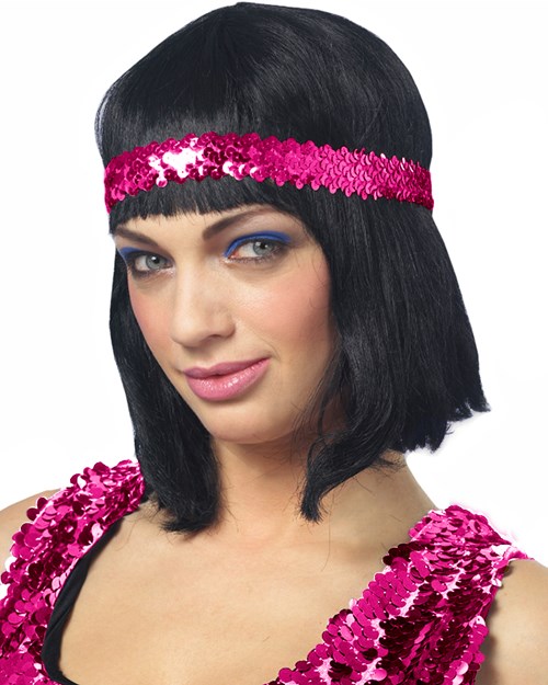 Pailetten Hoofdbandje Pink (voorbeeld)