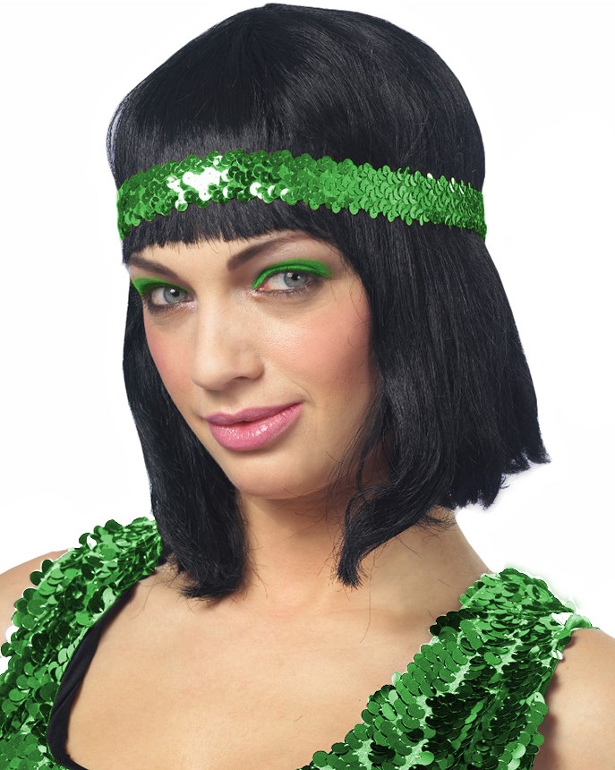 Bretels Pailletten Feestelijk Groen ==> Feestwinkel XL