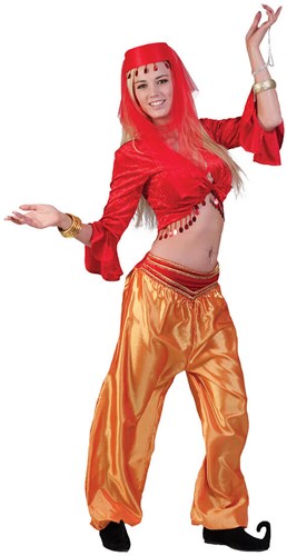 Broek Arabische Goud/Oranje 