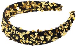 Pailletten Haarband Goud